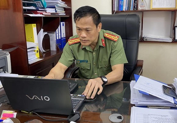 Giám đốc Trung tâm Huấn luyện và thi đấu thể thao (Bộ Công an) Nguyễn Xuân Hải. Ảnh: MINH CHIẾN 