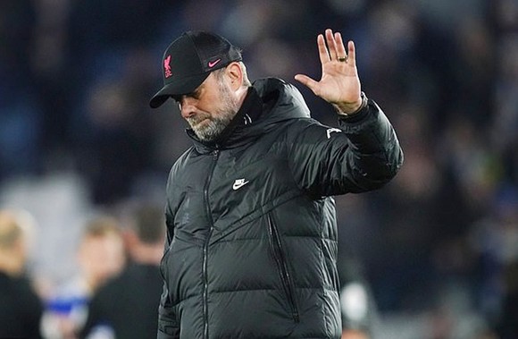 HLV Jurgen Klopp nhận thấy cơ hội của Liverpool bị ảnh hưởng. Ảnh: Getty Images