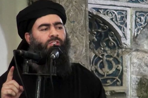 Thủ lĩnh Abu Bakr al-Baghdadi được chho là vẫn còn sống. Ảnh: THE SUN 