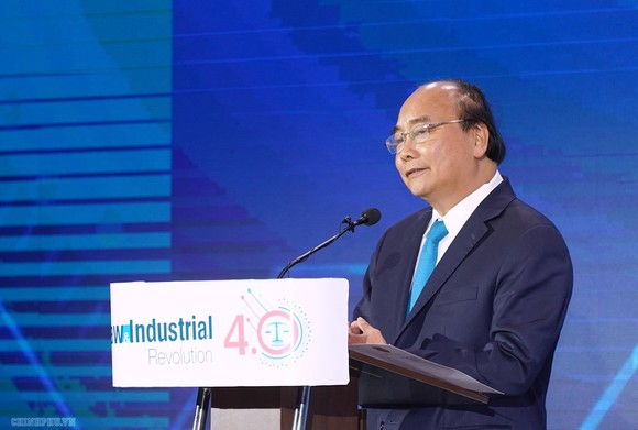 Thủ tướng Nguyễn Xuân Phúc phát biểu tại Hội thảo. Ảnh: VGP