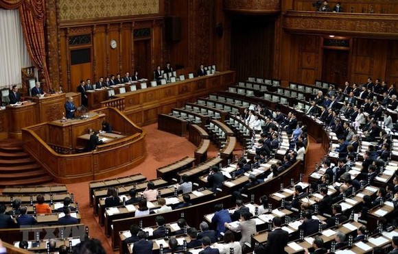 Toàn cảnh cuộc họp Thượng viện Nhật Bản tại Tokyo. Nguồn: TTXVN