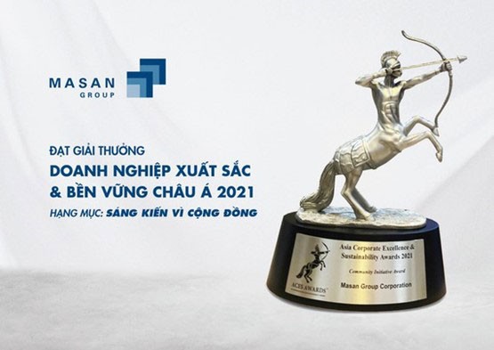 Masan Group được vinh danh là doanh nghiệp có Sáng kiến vì Cộng đồng tại giải thưởng Asia Corporate Excellence & Sustainability Awards