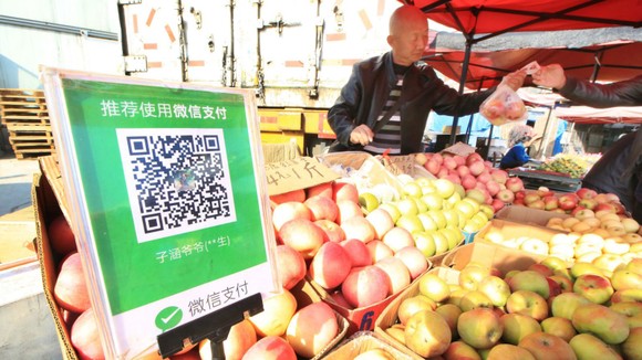 Hơn 90% giao dịch hàng ngày được người dân Trung Quốc  thực hiện qua quét mã QR