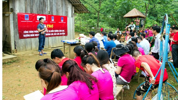 PV GAS góp phần ủng hộ xây dựng điểm trường Lũng Kim, Cao Bằng