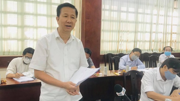 Phó Chủ tịch Thường trực HĐND TPHCM Phạm Đức Hải phát biểu tại buổi giám sát