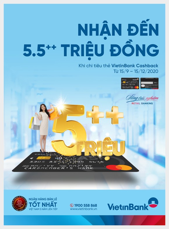 “Vui ra mắt - Cashback x3” từ VietinBank ảnh 1