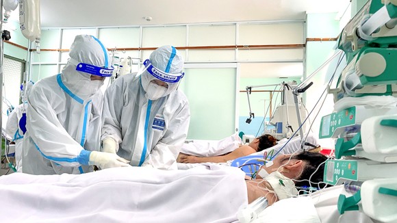 Khu K1 Bệnh viện phụ sản Hùng Vương, là nơi điều trị  các thai phụ mắc Covid-19. Ảnh: HOÀNG HÙNG