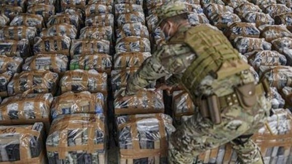 Panama thu giữ lượng ma túy kỷ lục trong năm 2021 Số ma túy bị tịch thu trong một chiến dịch truy quét tội phạm buôn bán ma túy tại Panama City