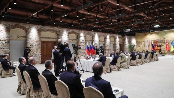 Toàn cảnh cuộc gặp giữa phái đoàn Nga và Ukraine tại thành phố Istanbul, Thổ Nhĩ Kỳ ngày 29-3-2022