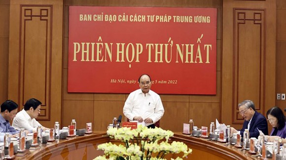 Chủ tịch nước Nguyễn Xuân Phúc phát biểu chỉ đạo. Ảnh: TTXVN
