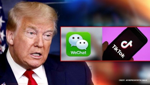 Mỹ chuẩn bị 'ra tay' với Tik Tok, WeChat và loạt công ty Trung Quốc. (Nguồn: AP)