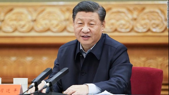 Chủ tịch Trung Quốc Tập Cận Bình phát biểu tại hội nghị chuyên đề cấp cao tại Bắc Kinh ngày 19-11. Ảnh: CNN.