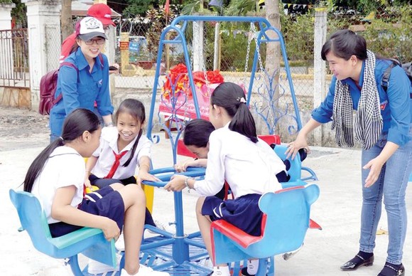 Khánh thành khu vui chơi trẻ em tại xã Phan, huyện Dương Minh Châu, tỉnh Tây Ninh