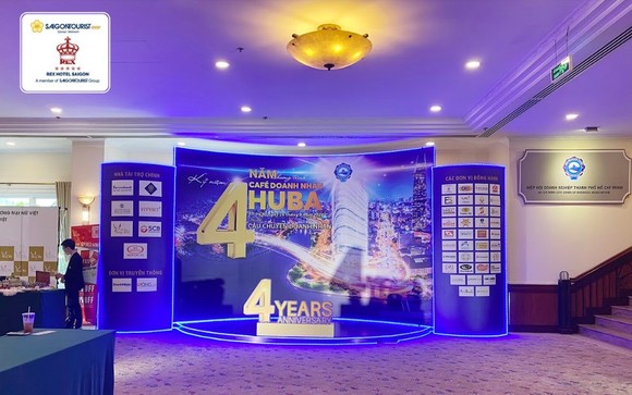 Khách sạn Rex Sài Gòn - tự hào là đơn vị đồng hành xuyên suốt cùng Café Doanh nhân HUBA ảnh 3