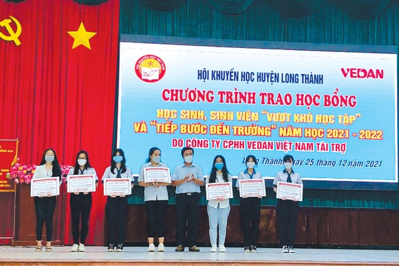 Vedan Việt Nam và hành trình 9 năm tiếp sức đến trường cho HS-SV nghèo vượt khó tại huyện Long Thành, tỉnh Đồng Nai ảnh 2