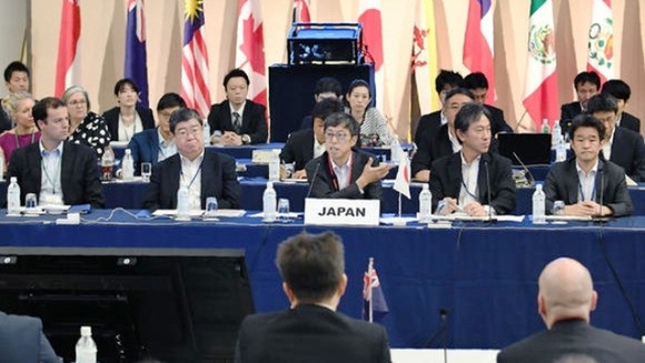 Đàm phán TPP 11 tại Tokyo, Nhật Bản. Ảnh: ASIAN NIKKEI