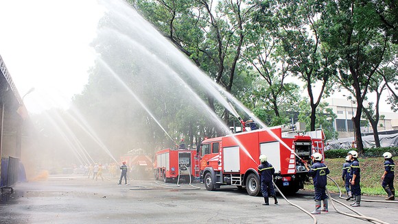 Công ty Vedan Việt Nam tích cực thực tập phương án chữa cháy và cứu nạn cứu hộ ảnh 3
