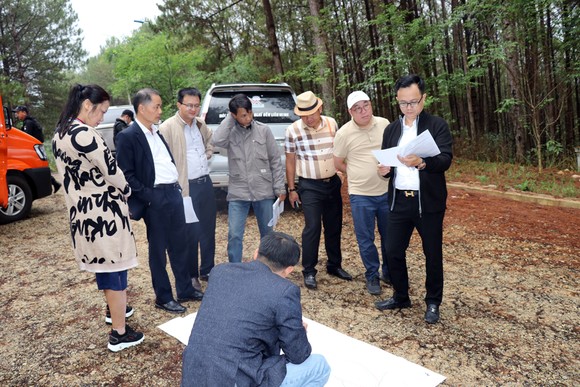 Đoàn tham quan một số dự án trên địa bàn tỉnh Lâm Đồng