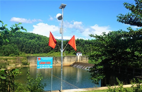 Mô hình loa phát thanh tự động cảnh báo đuối nước. Nguồn: huongkhe.hatinh.gov.vn