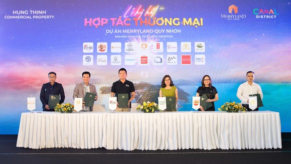 17 thương hiệu bán lẻ ký kết hợp tác với Hung Thinh Commercial Property tại Canal District (MerryLand Quy Nhơn) ảnh 2