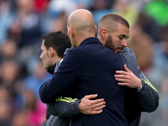 Karim benzema và HLV Zidane