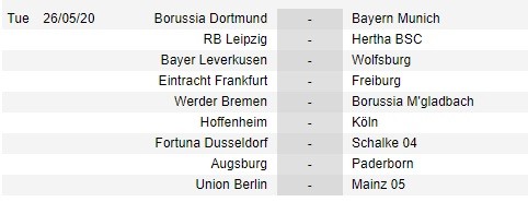 Bundesliga công bố lịch thi đấu 9 vòng cuối cùng ảnh 4