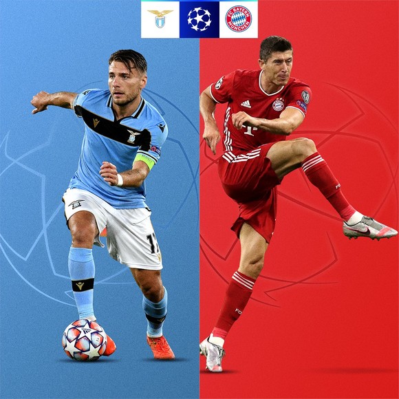 Ciro Immobile (Lazio) và Robert Lewandowski (Bayern)