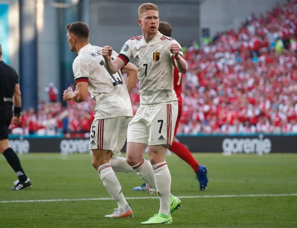 Đan Mạch – Bỉ 1-2, Quỷ đỏ ngược dòng khi Hazard và De Bruyne xuất trận ảnh 5
