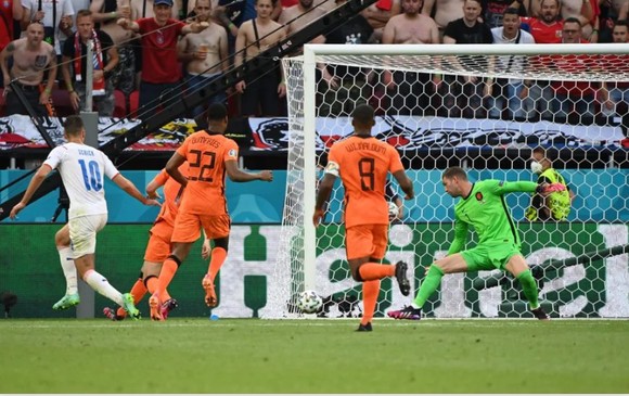 Hà Lan – CH Séc 0-2: Tomas Holes và Patrik Schick ghi bàn khi de Ligt trượt chân ảnh 7
