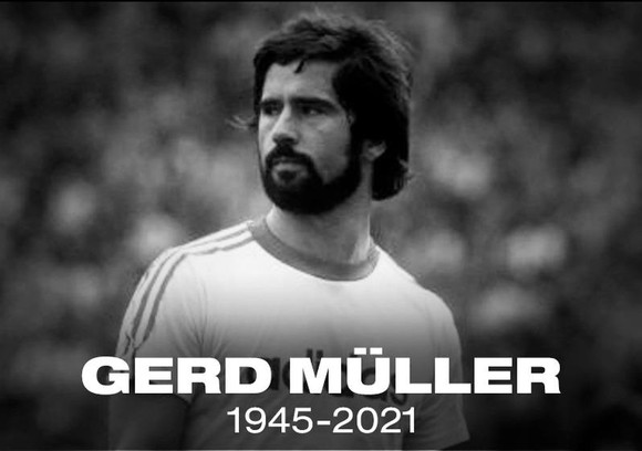 Huyền thoại người Đức Gerd Muller qua đời ở tuổi 75