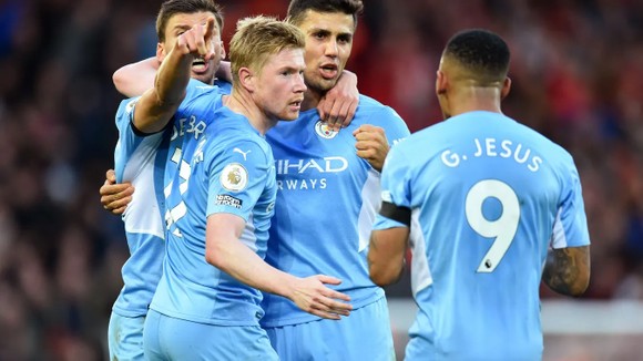 Liverpool – Manchester City 2-2: Vũ điệu Salah và Mane, đòn sát thủ Foden và De Bruyne ảnh 4
