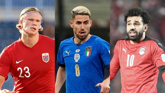 Erling Haaland, Jorginho và Mo Salah đều lỡ hẹn với Qatar 2022
