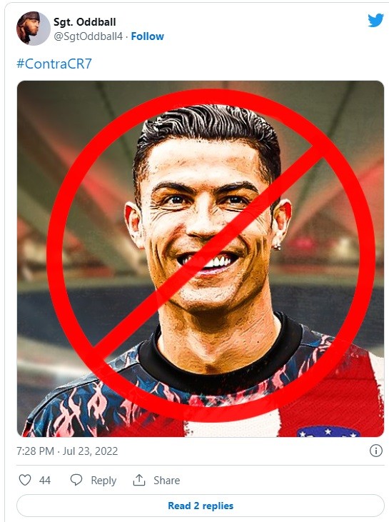 Người hâm mộ Atletico phản đối việc ký hợp đồng với Cristiano Ronaldo ảnh 1