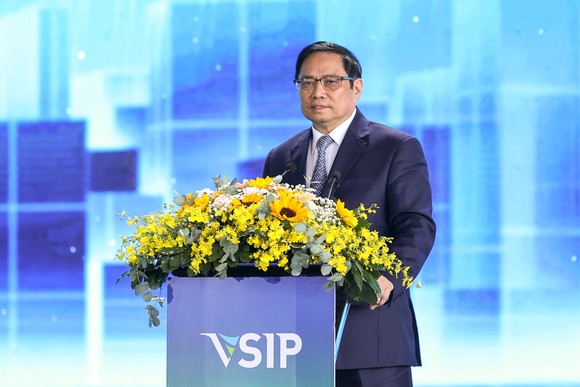 Thủ tướng Phạm Minh Chính dự lễ khởi công khu công nghiệp VSIP 3 ảnh 1