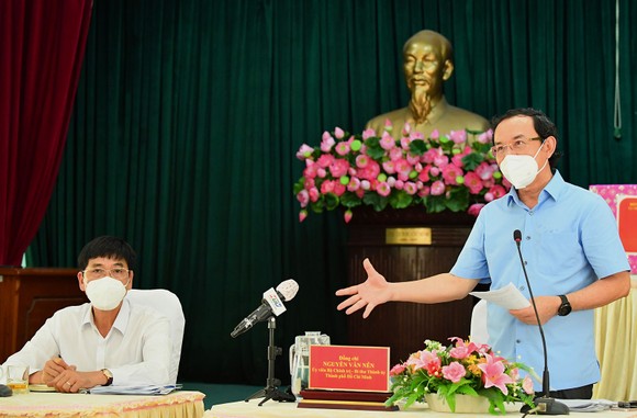 Bí thư Thành ủy TPHCM Nguyễn Văn Nên: Vừa đảm bảo chống dịch, vừa đảm bảo 'sức khỏe' nền kinh tế ảnh 2