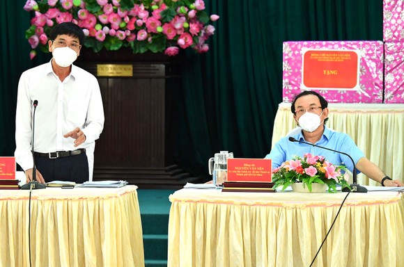 Bí thư Thành ủy TPHCM Nguyễn Văn Nên: Vừa đảm bảo chống dịch, vừa đảm bảo 'sức khỏe' nền kinh tế ảnh 4