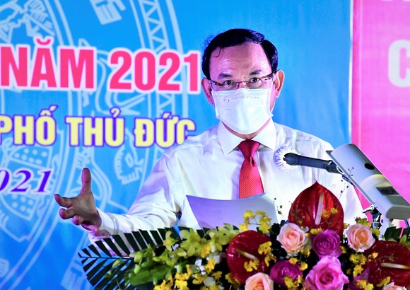 Bí thư Thành ủy TPHCM Nguyễn Văn Nên: TPHCM cùng lúc thực hiện 3 mục tiêu trong giai đoạn hiện nay ảnh 2