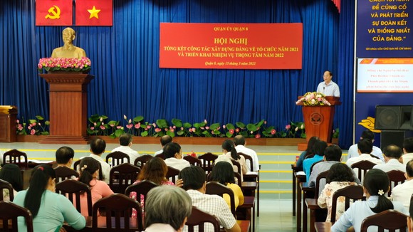 Phó Bí thư Thành ủy TPHCM Nguyễn Hồ Hải: Quận 8 chú trọng quy hoạch cán bộ, tạo nguồn cán bộ trẻ ảnh 1