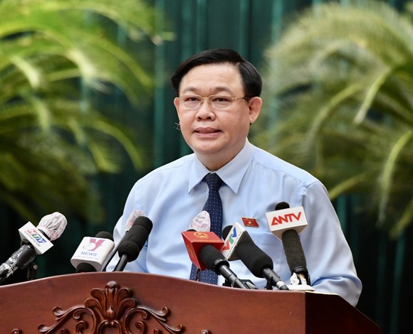 Chủ tịch Quốc hội Vương Đình Huệ: Quan tâm công tác quy hoạch nhân sự HĐND ảnh 2