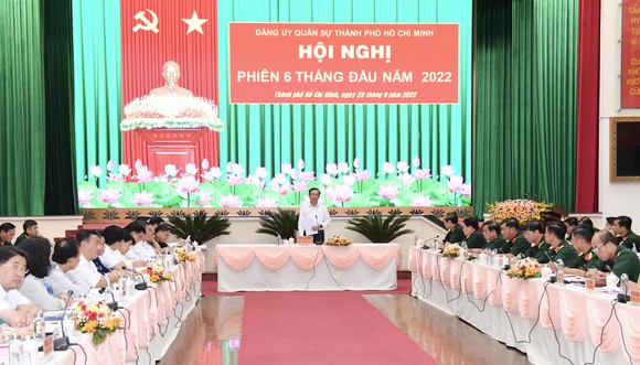 Bí thư Thành ủy TPHCM Nguyễn Văn Nên: Phối hợp thực hiện nhiệm vụ quân sự, quốc phòng địa phương tốt hơn ảnh 1