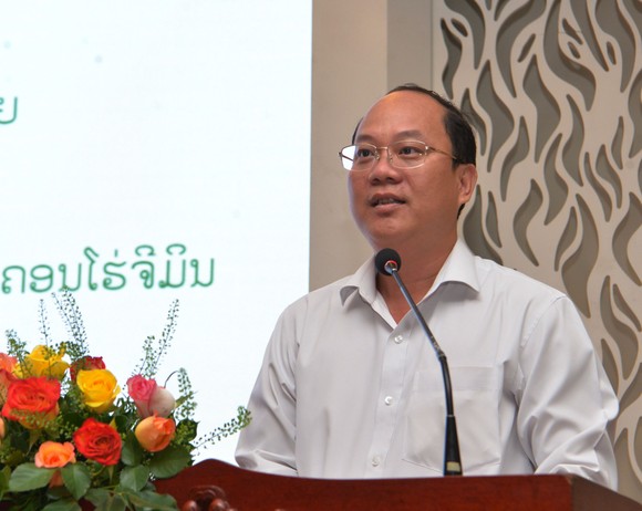 Lãnh đạo TPHCM gặp gỡ thiếu nhi Việt Nam – Lào – Campuchia ảnh 1