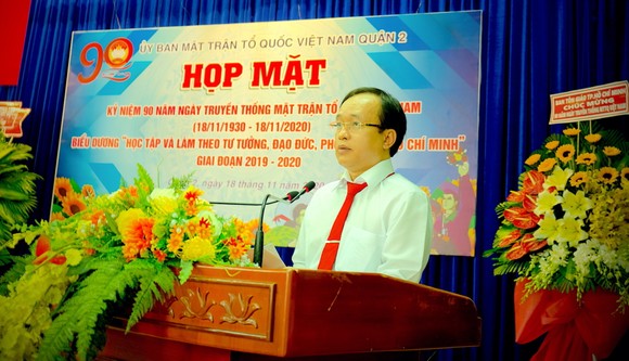 TPHCM: Nhiều quận, huyện kỷ niệm 90 năm Ngày truyền thống MTTQ Việt Nam ảnh 1