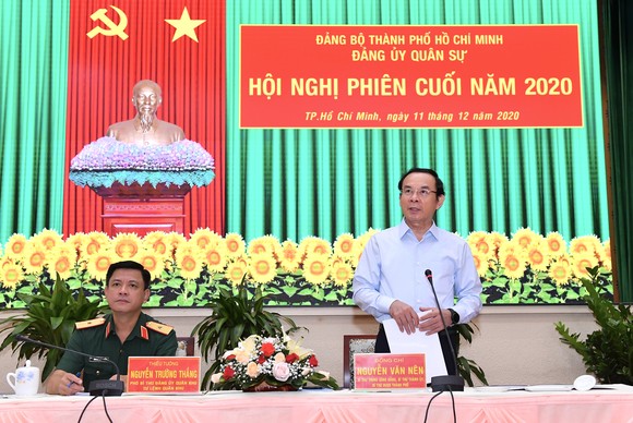 Đồng chí Nguyễn Văn Nên giữ chức Bí thư Đảng ủy Quân sự TPHCM ảnh 1