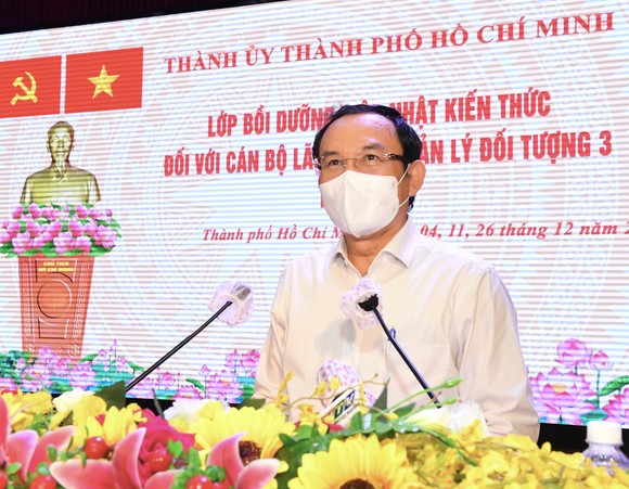 Bí thư Thành ủy TPHCM Nguyễn Văn Nên: Dẹp lo lắng vô cớ, thực hiện nhiệm vụ giai đoạn tới với tâm thế mới ảnh 1