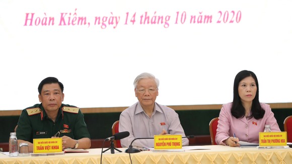 Tiếp xúc cử tri Hà Nội, Tổng bí thư, Chủ tịch nước Nguyễn Phú Trọng: “Lãnh đạo phải bản lĩnh, có phương pháp và đặc biệt là phải đoàn kết" ảnh 2