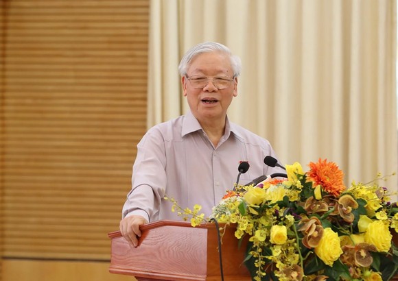 Tiếp xúc cử tri Hà Nội, Tổng bí thư, Chủ tịch nước Nguyễn Phú Trọng: “Lãnh đạo phải bản lĩnh, có phương pháp và đặc biệt là phải đoàn kết" ảnh 3