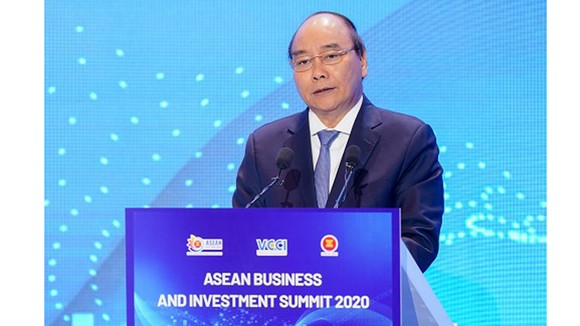Thủ tướng Nguyễn Xuân Phúc chủ trì Hội nghị Thượng đỉnh về Kinh doanh ASEAN (ASEAN-BIS) ảnh 3