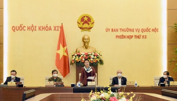 Chủ tịch Quốc hội Nguyễn Thị Kim Ngân phát biểu bế mạc phiên họp 