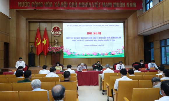 Tổng Bí thư Nguyễn Phú Trọng tiếp xúc trực tuyến với hơn 2.400 cử tri ảnh 1