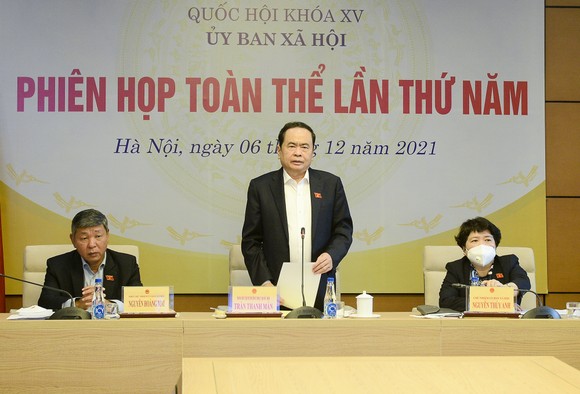 Phó Chủ tịch Thường trực Quốc hội Trần Thanh Mẫn dự và phát biểu chỉ đạo tại phiên họp